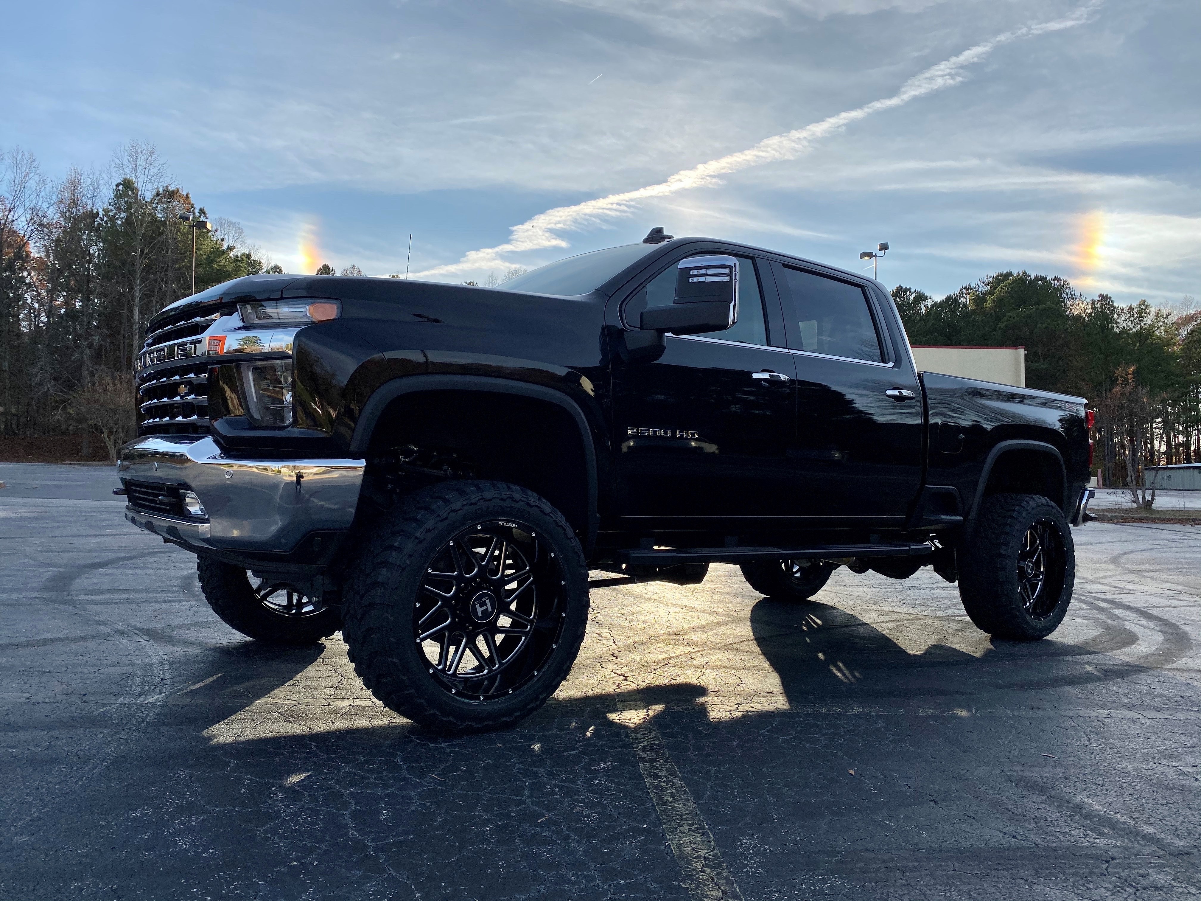 Lifted Silverado built by DSI